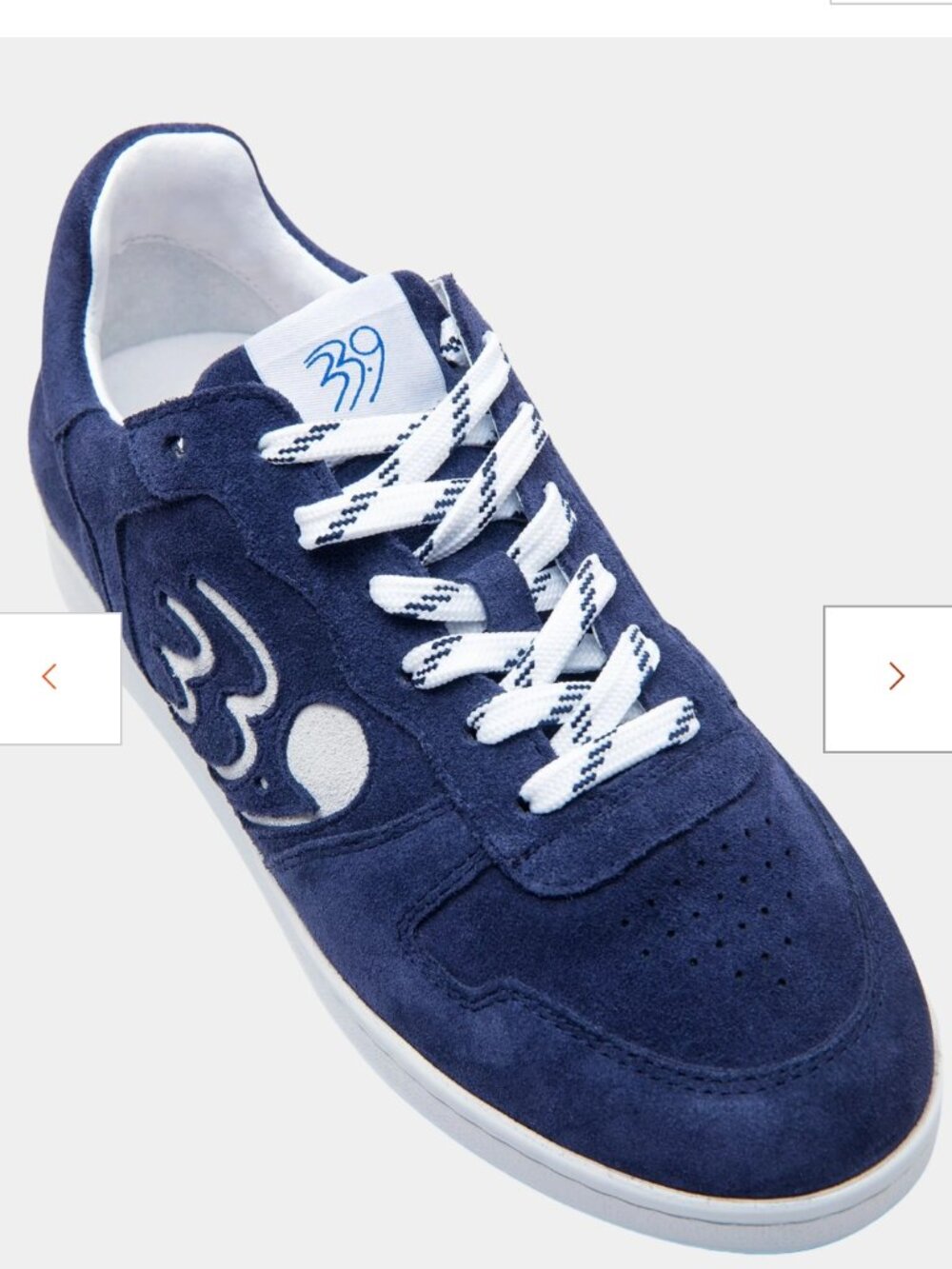 Shop 33.9 Original "The Signature" Blue Suede Women's Sneakers 39 US 8.5